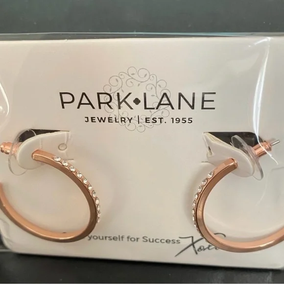 Park Lane Glo Pierced Earrings in Rose Gold! BNIP! - Picture 3 of 5